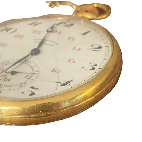 HP 🎉 1900s Paragon Chronometer 18k Pocket Watch - Picture 15 of 15